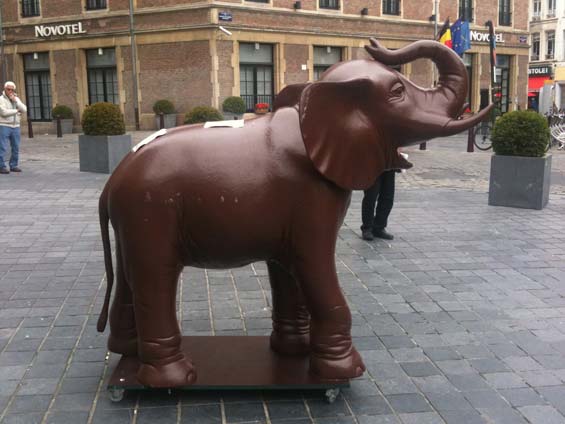 Brussels Belgium Chocolate Elephant