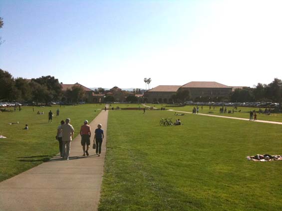 Stanford University Main Entrance Park